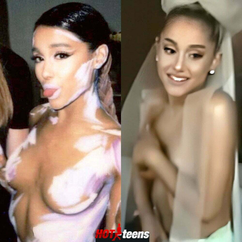 Ariana Grande topless