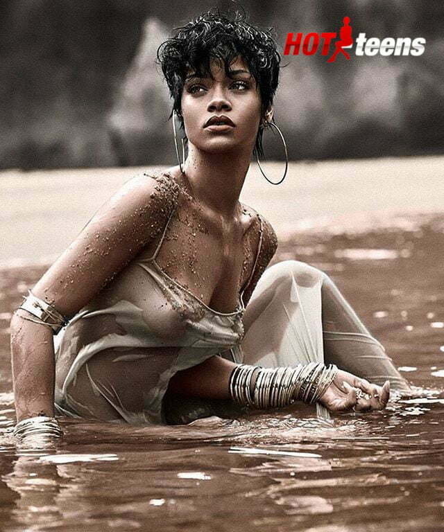 Rihanna sexy modeling