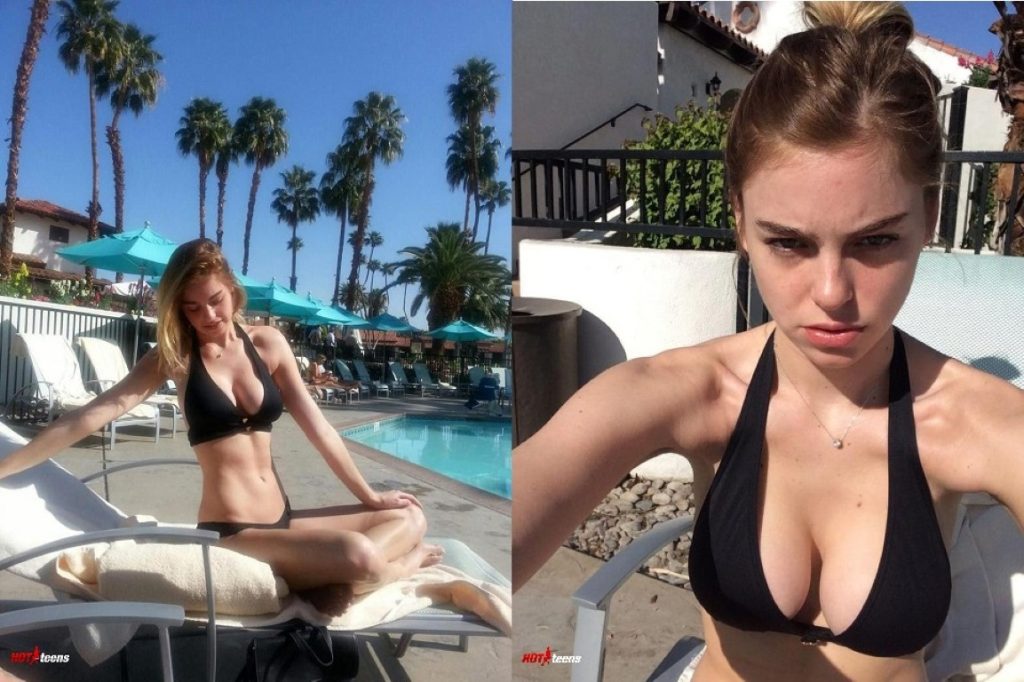 Hot Teen Celebrity with Big Boobs