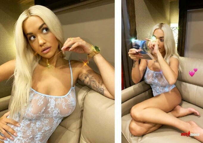 Sexy picture of Rita show her big tits