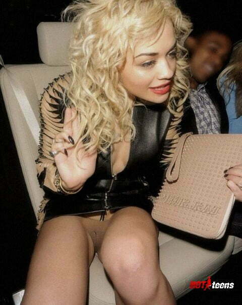 Rita Ora leaked upskirt in a car got leaked