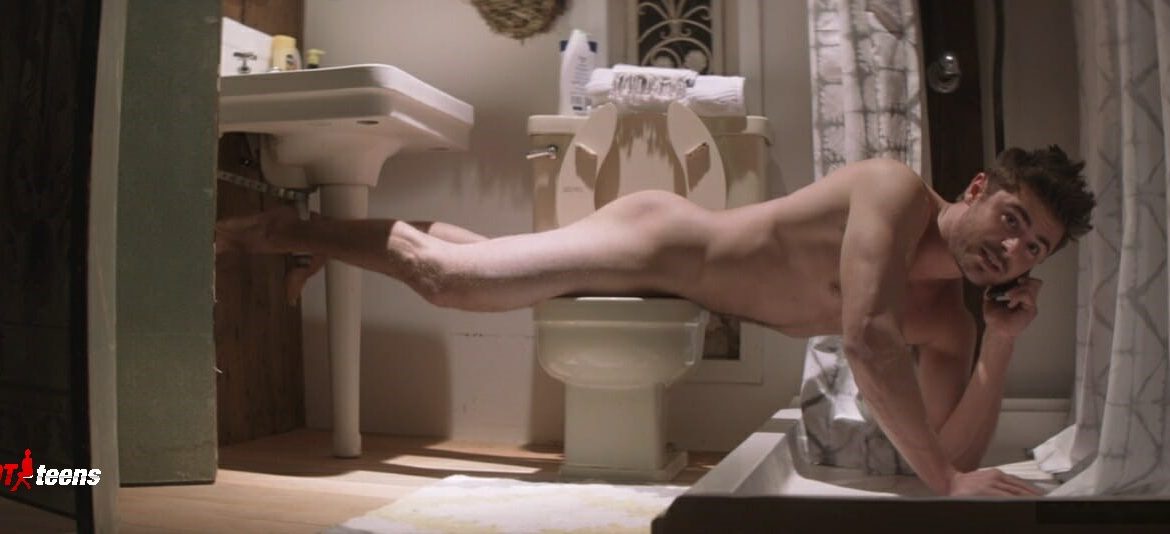 Zac Efron nude scene in bathroom