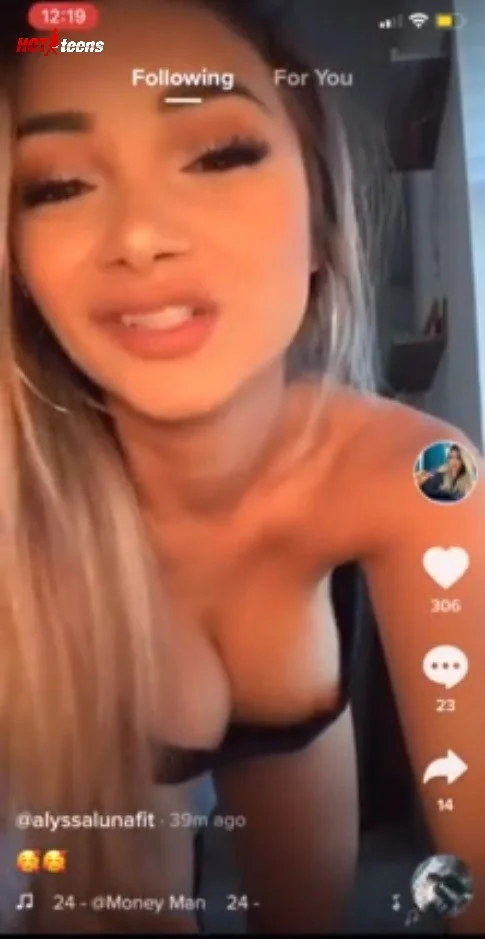 Hanging Asian tits on social media