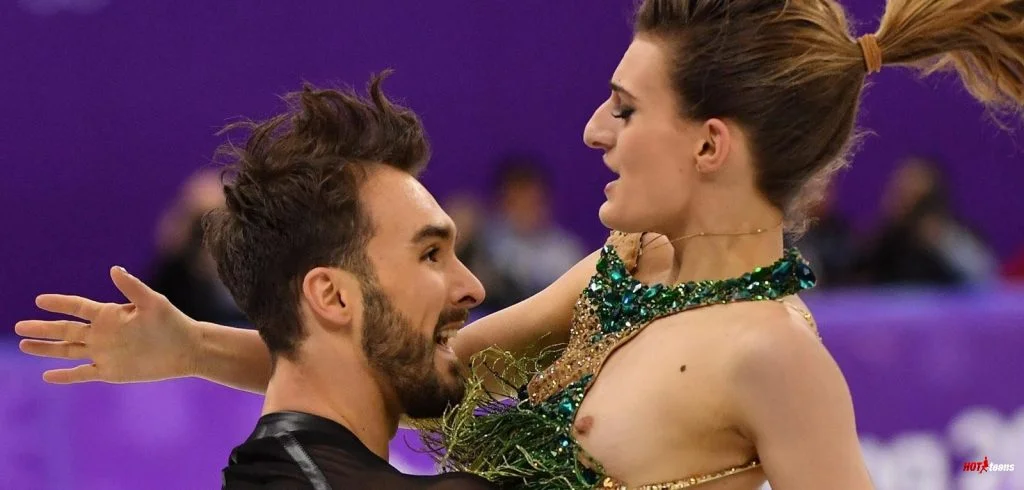 Little nipple flashing during sport