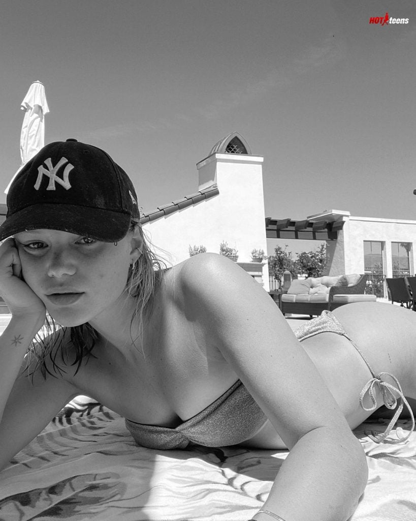 Olivia Holt sexy photo in thong bikini