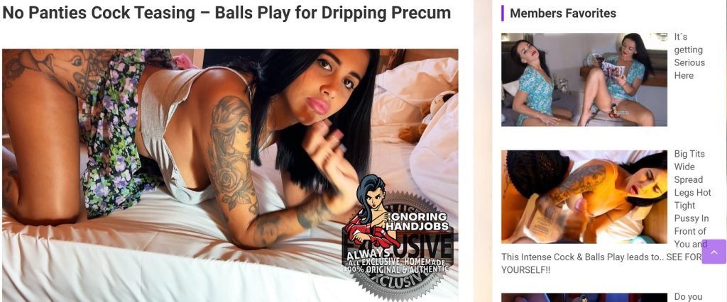 Watch the best handjob website here